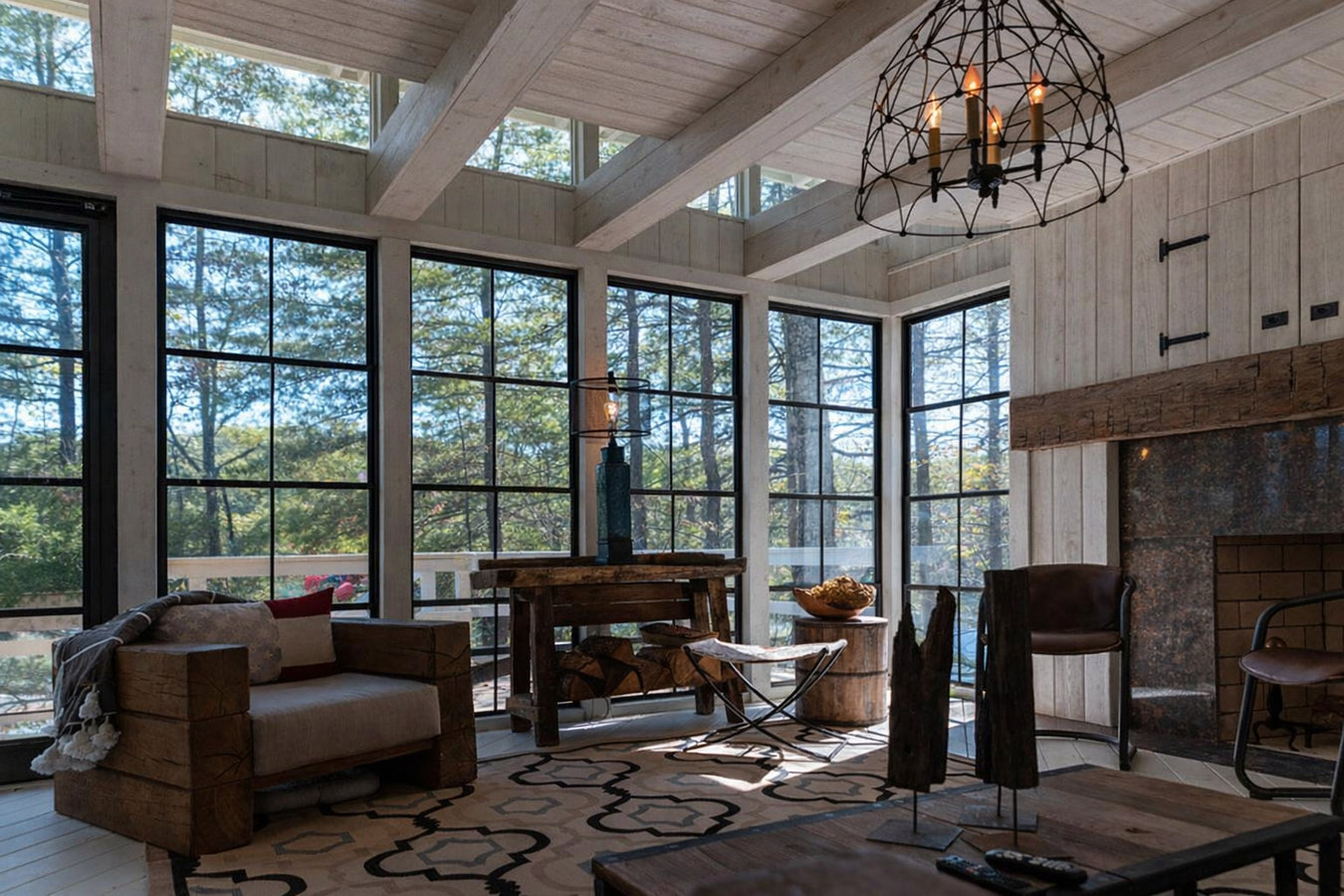Deck-to-sunroom conversion